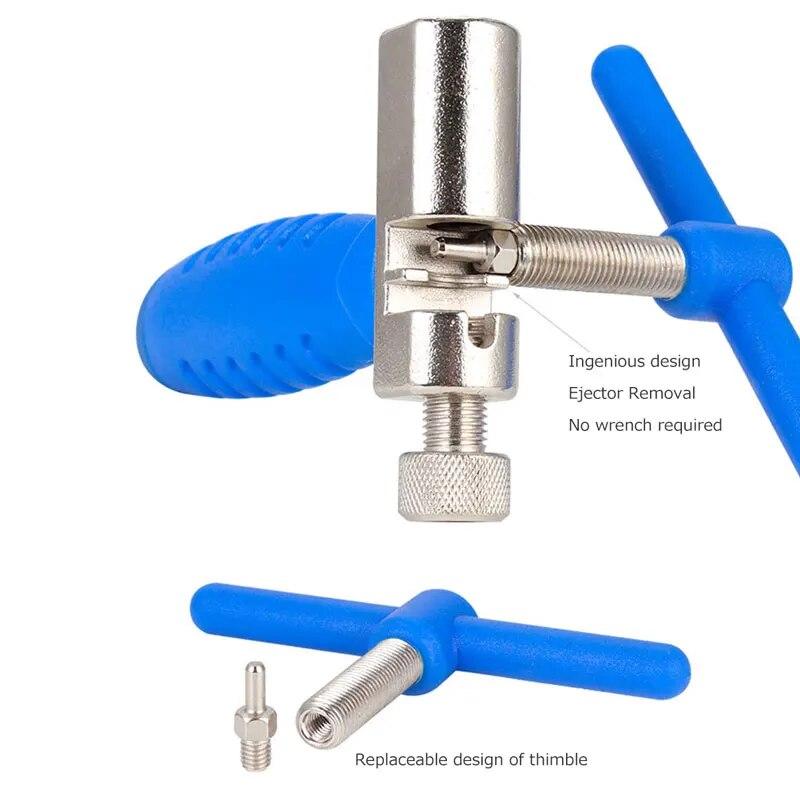 Инструмент для снятия резака велосипедной цепи из высокоуглеродистой стали, разветвитель для велосипедных звеньев, инструменты для ремонта горных велосипедов