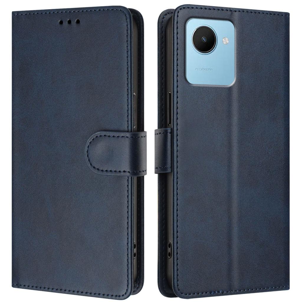 Роскошный магнитный кожаный кошелек-книжка для Realme C33 C30s C25s C21Y C20 C17 C15 C12 C11 Ударопрочный чехол с подставкой
