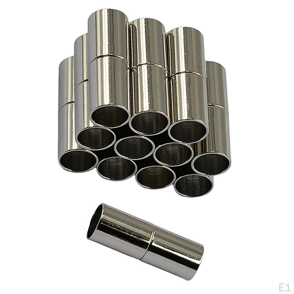 12 комплектов 5 мм трубчатых браслетов, ожерелья, застежек, ювелирных изделий, разъемов,