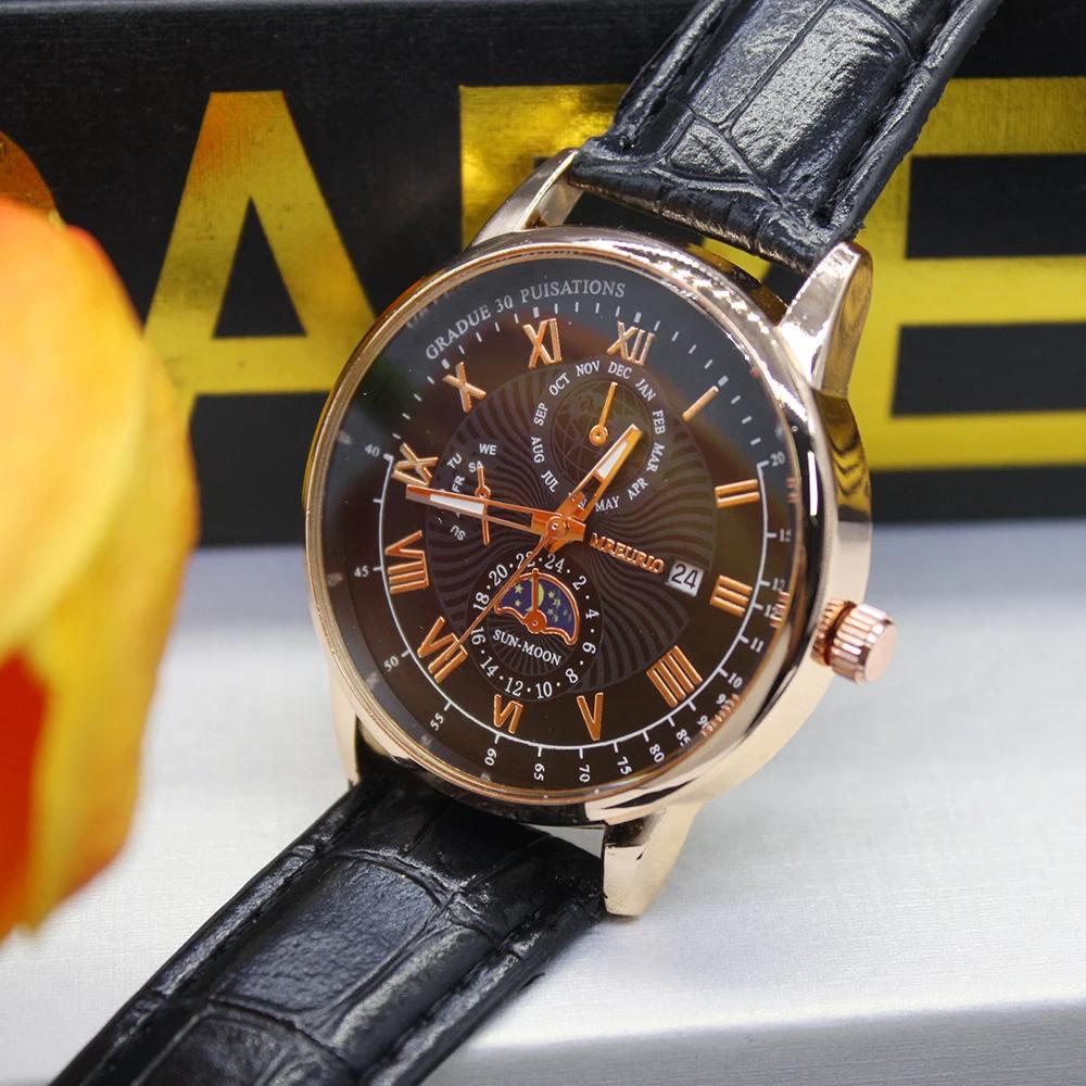 Набор из 3 предметов, мужские часы, кошелек для карт, очки для глаз, стильный кошелек для мужчин, ретро-мода для отпуска, спорта