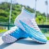 2024 Men's Soccer Shoes Large Size Ultralight Football Boots Boys Sneakers Non-Slip AG/TF Soccer Cleats Ankle Boots Unisex