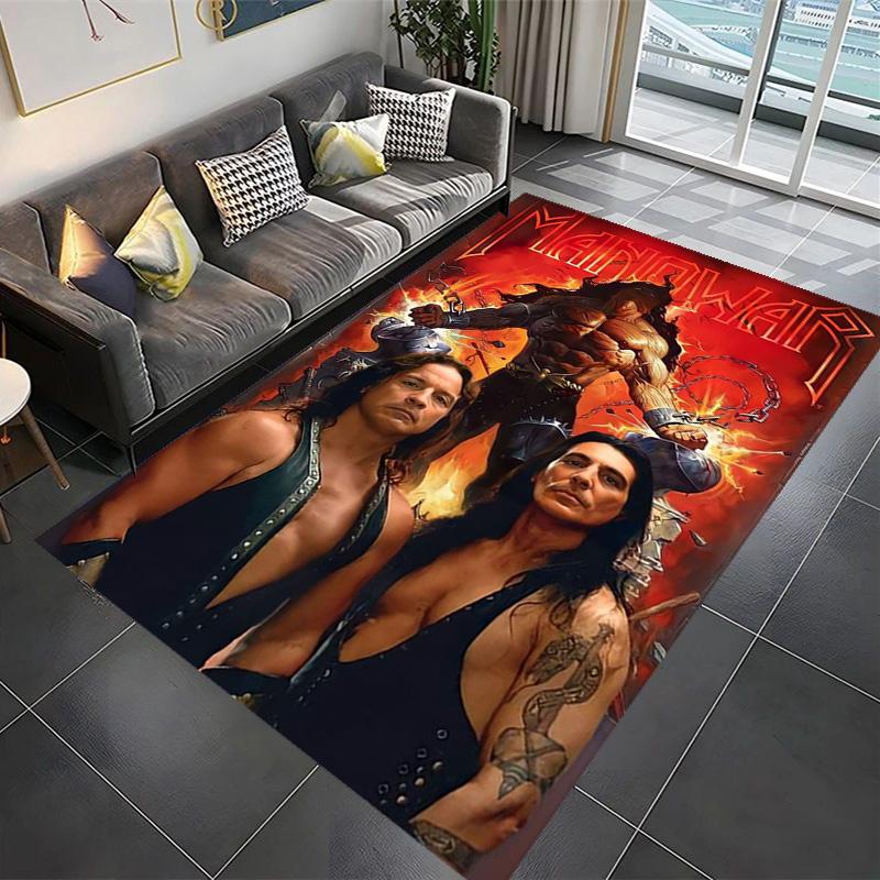 Manowar: Power Glory carpet Suitable for all seasons Home Decor Room Art Doormat