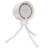 Battery Operated Stroller Digital Diaplay 360 Degree Oscillation Fan Tripod Clip On Flexible Fan 4000mAh