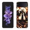 BLEACH Zaraki Kenpachi Phone Case For Samsung Z Flip 7 6 5G Galaxy Z Flip 5 4 3 Black Hard Cell Cover Luxury PC Shell Coque