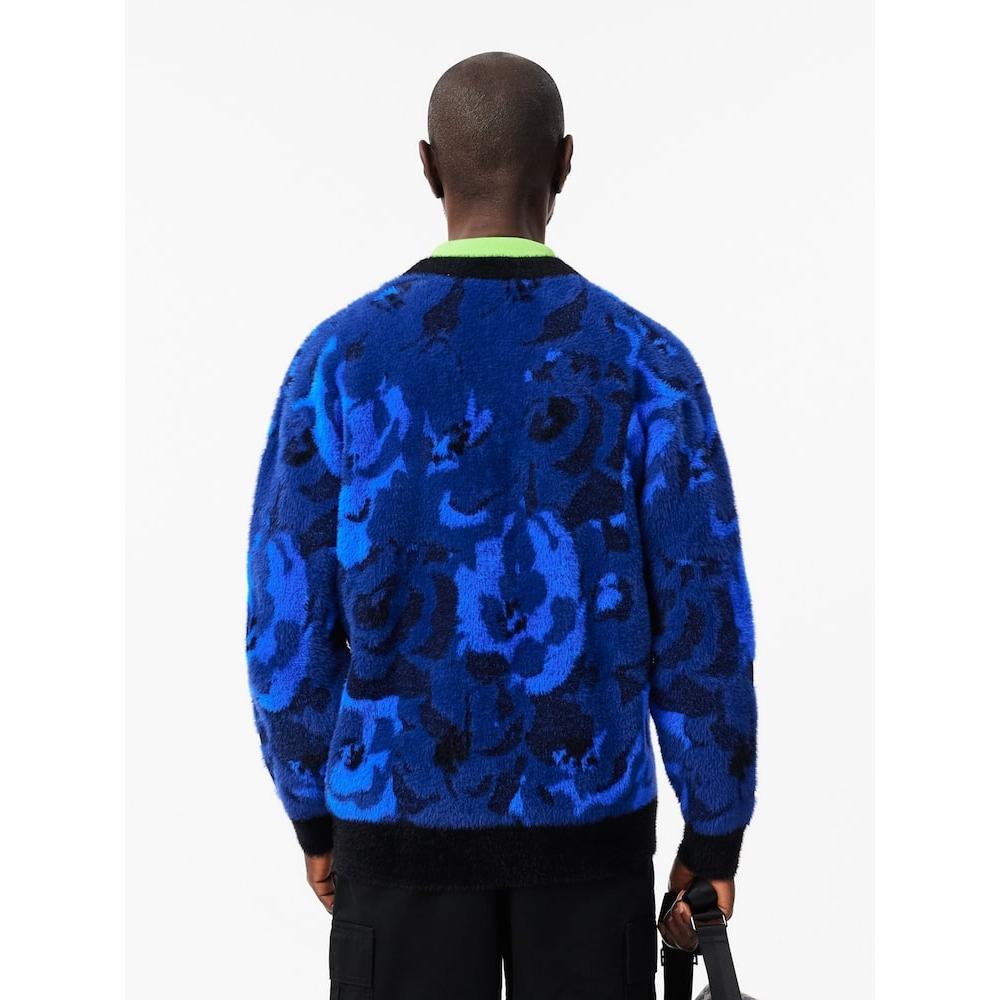 Lacoste Мужской кардиган с цветочным жаккардом Ah2923 54n Ib3 q2nAh2923 54nIb3