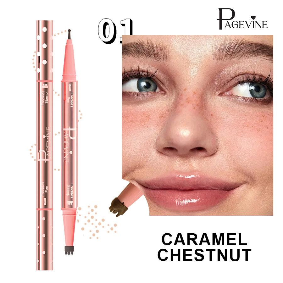 Faux Freckle Beauty Mark Pen Natural Pigmented Double-Ended American Style