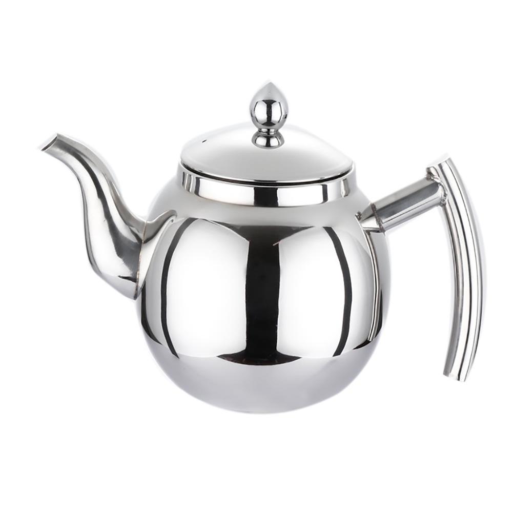 Roamtic модный кухонный горшок с фильтром, стальной фильтр для заварки чая, чайник, 0,8/1 л, кувшин для кофе из нержавеющей стали