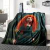 1pc Meridas Brave Adventure flannel Blanket for Super Soft Cute Comfort Blanket for Travel Bedding Couch Sofa Blanket Y73015