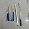 Universal 4Pcs Stainless Steel Car Side Body Fender Trims Decoration Mirror Polishing