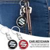 Car Keychain Car Emblem Gift with Key Ring Auto Accessories for Grand Vitara ALTO Ciaz IGNIS Jimny Samurai XL-7