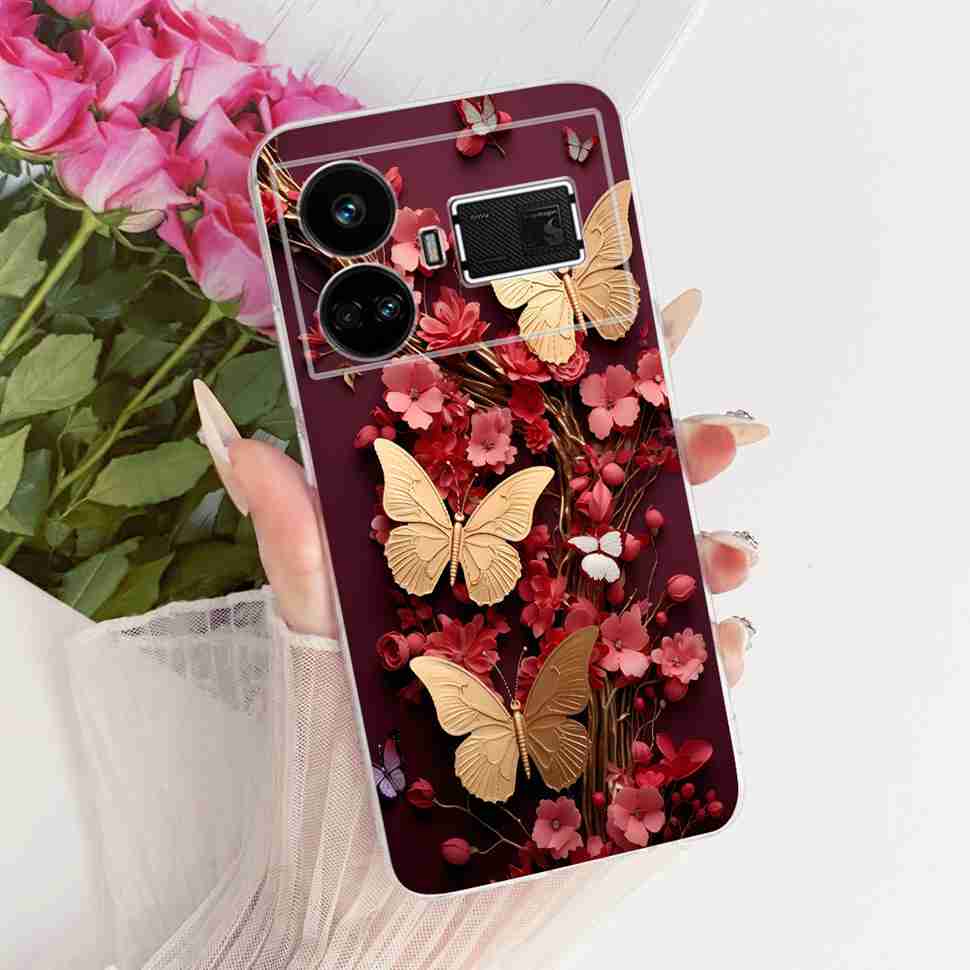 Colorful Fashion For Realme GT5 5G RMX3820 Case Silicone TPU Cover For Realme GT5 GT 5 240W 5G RMX3823 6.74" Bumper Phone Cases