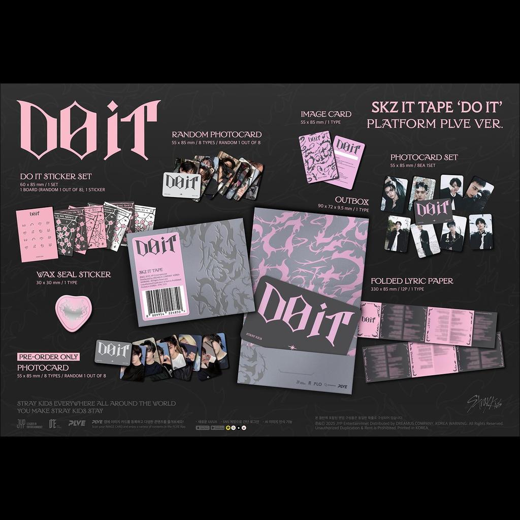 Stray Kids SKZ IT TAPE ‘DO IT’ (ПЛАТФОРМА PLVE ВЕР.) + бесплатный подарок