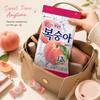 Леденцы Lotte со вкусом персика 153 г | Аутентичный вкус персика, Освежающая не приторная сладость, Индивидуальная упаковка