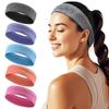 European & American Sweat-Absorbing Non-Slip Fitness Headband for Yoga, Running & Basketball