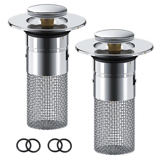 Yousheng 1/2/4 комплекта заглушек для стока воды из нержавеющей стали, фильтр для слива воды в ванной, заглушка для слива воды, фильтр для слива воды в ванной, улавливатель волос