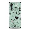 For Realme 10 9 8 5G 7 6 GT2 Pro Plus 9i 8i C21 C11 C25 C35 Airplane World Map Travel Phone Case For Realme GT Neo 2 3 3T Cover