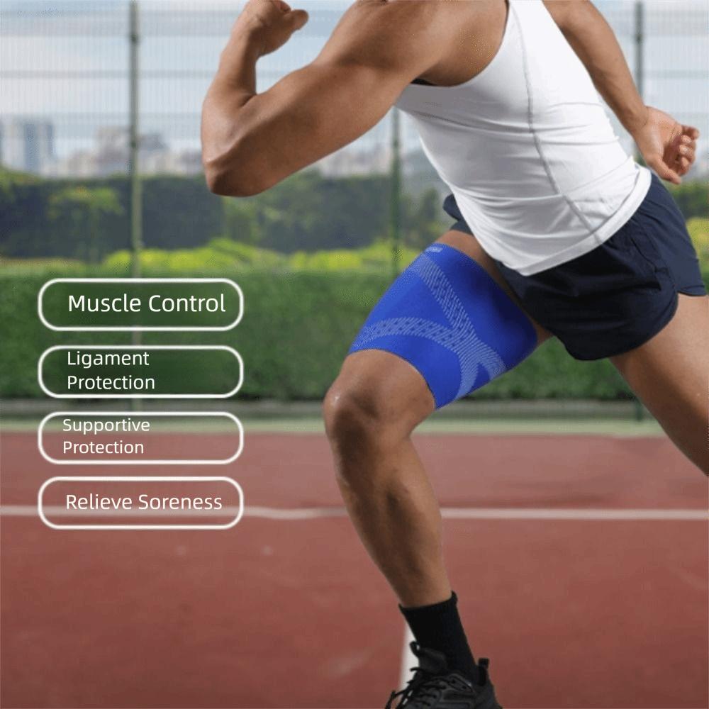 Compression Leg Guards Breathable Upper Leg Sleeves Thigh Sleeves Leg Support Running