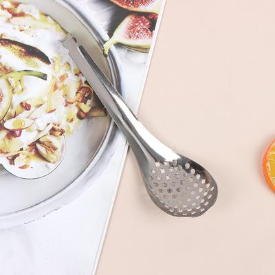 Дуршлаг с ложкой для икры молекулярной кухни на 56 отверстий, дуршлаг для икры с яичным желтком