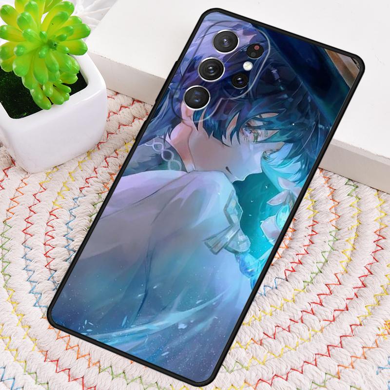 Чехол для телефона Genshin Impact Scaramouche из мягкого силикона для Samsung Galaxy note 10 pro S26 S24 S23 S22 S21 Plus S25Ultra Capa Cover