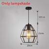 Винтажный индустриальный железный подвесной светильник Эдисона Креативный лофт бар клетка светодиодная лампа