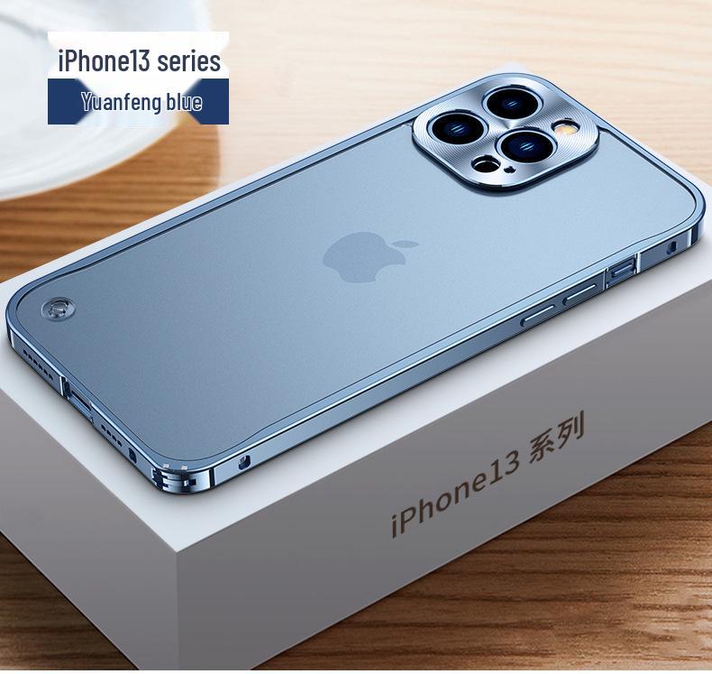 Совместимый металлический чехол-рамка для iPhone 16 Pro Max с полной защитой линз Apple 15 и защитой пряжкой в виде морского конька