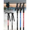 Outdoor Hiking Cane Telescopic Trekking Poles Climbing Hiking Stick Baton Aluminum Alloy Walking Sticks Self Defense Stick