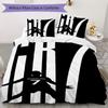 Постельное белье с принтом Криштиану Роналду Комплект одеяла Пододеяльник Наволочка Домашний Декор Подарок на День Рождения (1 пододеяльник + 2 наволочки без наполнителя)23