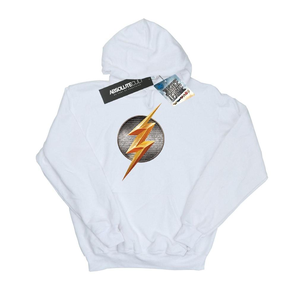 DC Comics Womens/Ladies Justice League Movie Flash Emblem Hoodie