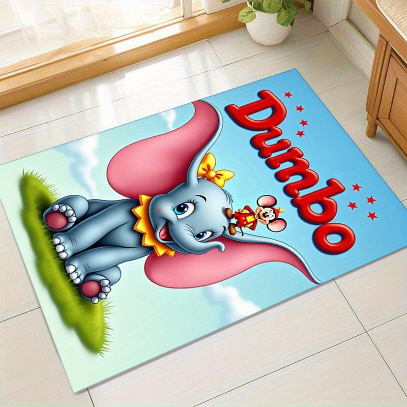 1pc. Cute Dumbo Elephant Rug for Home Decor, Office Carpet, Chair Cover, Outdoor Mat, Gift Ideaz041105