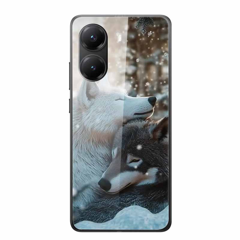 Glass Case For Poco X7 Pro Case X7Pro Hard Tempered Glass Back Cover Soft Bumper For Xiaomi Poco X7 Pro Case PocoX7 Pro Fundas