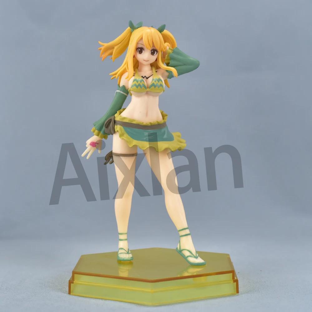 Aixlan FAIRY TAIL Новая Фигурка Люси Хартфилия Эрза Скарлет Сексуальная Девушка 16-19см ПВХ Фигурка Действия Аниме Подарок Коллекционная Фигурка