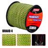 4 Woven 500 Meter PE Woven Strong Fishing Line, Stone Fishing and Sea Fishing Colored Fishing Line