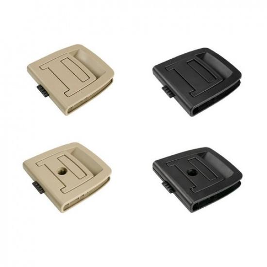 ABS Car Rear Trunk Mat Floor Carpet Handle Trim For BMW X5 E70 08-13 Black Beige