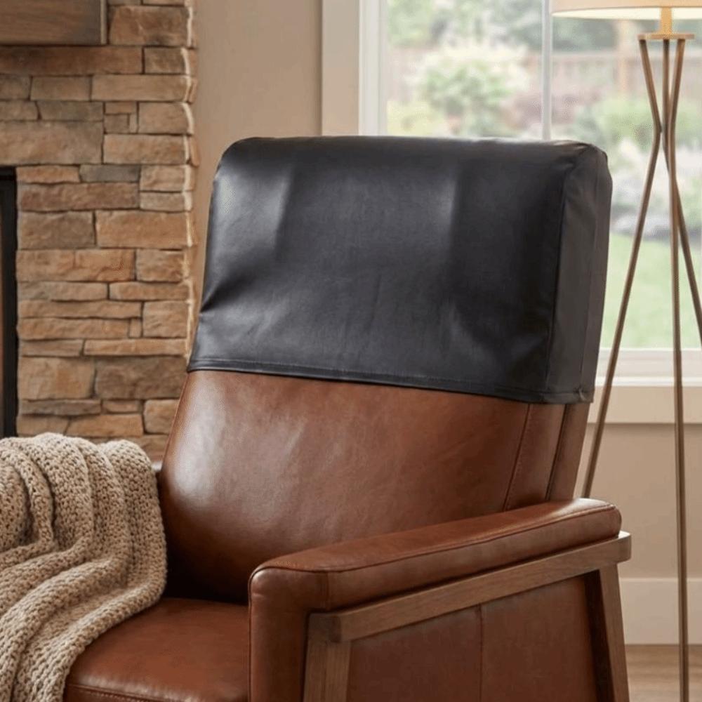 High Elasticity Chair Back Cover Waterproof Chair Head Cover Headrest Cover Furniture