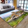 3D Printing Tiger Beauty Printed Carpet for Living Room Non-Slip Area Rug Bedroom Modern Home Decoration Yoga Mat Dropshipping