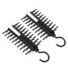 2 Pack 360 Degree Rotation Tie Storage Rack Non-Slip Clips Necktie Organizer  Home Organizer