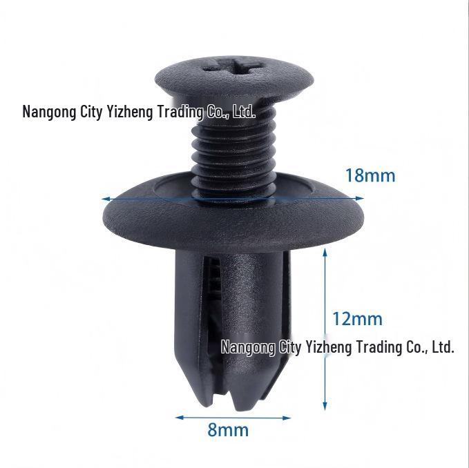 Universal Car Accessories: Plastic Door Panel Mudguard Expansion Clip