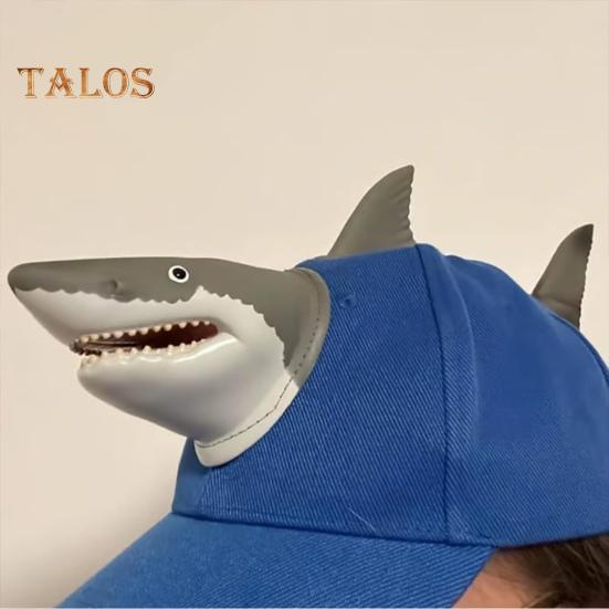 Новинка, бейсболка с изображением акулы, забавная бейсболка с изображением акулы для рыбалки и вечеринок, подарки для мужчин и пап