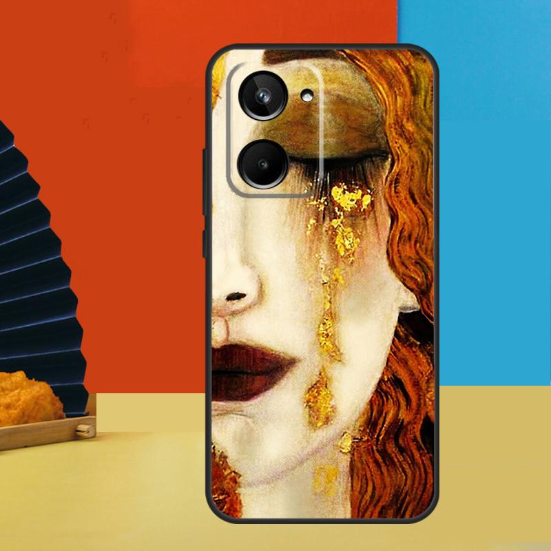 Чехол Gustav Klimt Kiss Art для Realme 15 Pro 10 11 12 13 14 Pro Plus GT6 GT7 C51 C53 C55 C61 C63 C65 C67 C71 C75