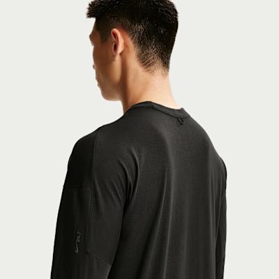 Мужские топы Nike 24.7 с быстрым высыханием Мужские Черный/Черный/Темно-Дымчато-Серый
