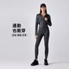 Womens Fleece-Lined Sport Jacket Long Sleeve Slim Fit Running Yoga Cycling Winter