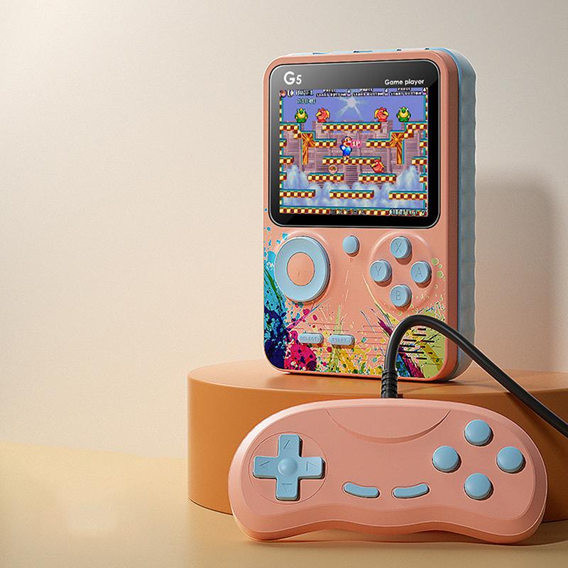 Ретро портативная игровая консоль G5 с 500 классическими играми 3,0-дюймовый экран портативная перезаряжаемая игровая машина детский подарок