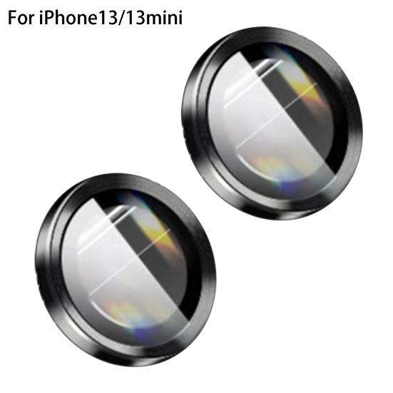 Stereometric Ultra-thin Anti-scratch Phone Lens Protector Cell Phone Rear Lens Tempered Glass Film Cover for iPhone 13/13Pro/13mini/13Pro Max for