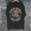 Pinche Gringo Bbq Crew Skeleton Grilling Beer Graphic Printing T Shirts For Unisex Unisex Cotton Tee Shirt Clothing