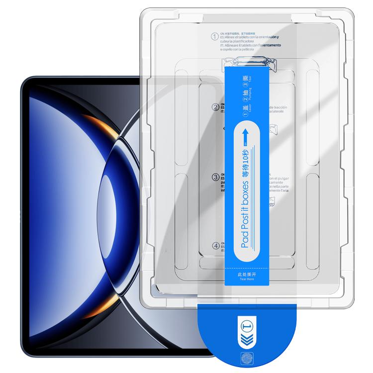 Easy Install Box Dust-Free Curved Edge HD Tempered Glass Screen Protector For OPPO Pad 4 Pro, Anti-Scratch Tablet Film