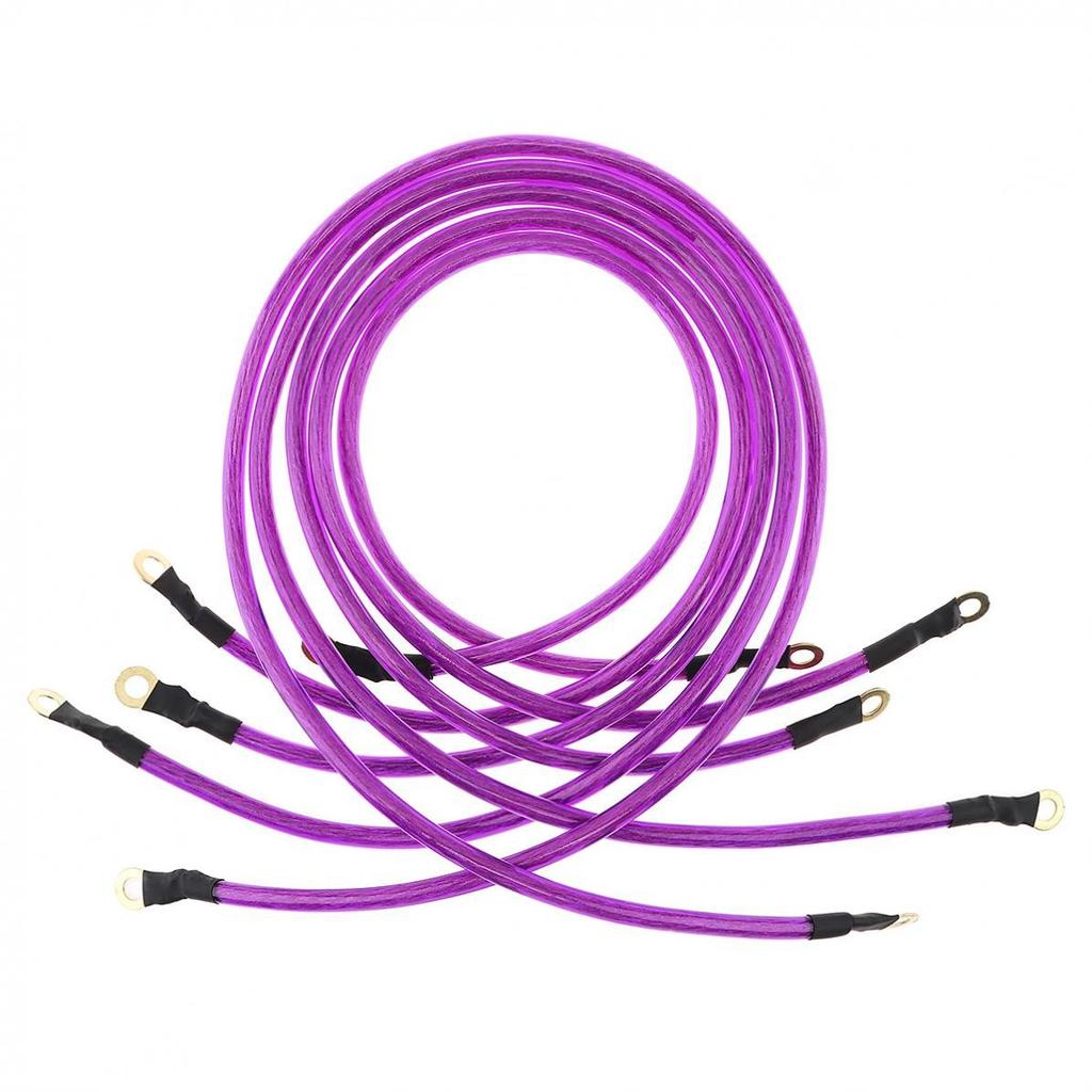 5 car audio current grounding strengthening wires with negative electrodes to stabilize circuit voltage