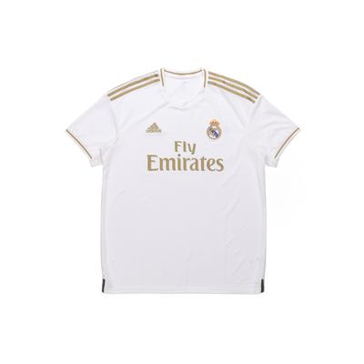 adidas Мужской топ в полоску с буквенным логотипом Real Madrid 2019-2020 Home Fan Edition DW4433