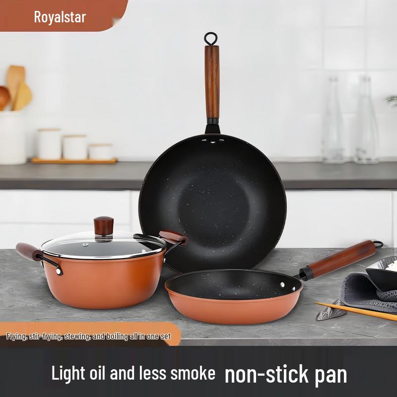 Royalstar Non-stick 3-Piece Cookware Set