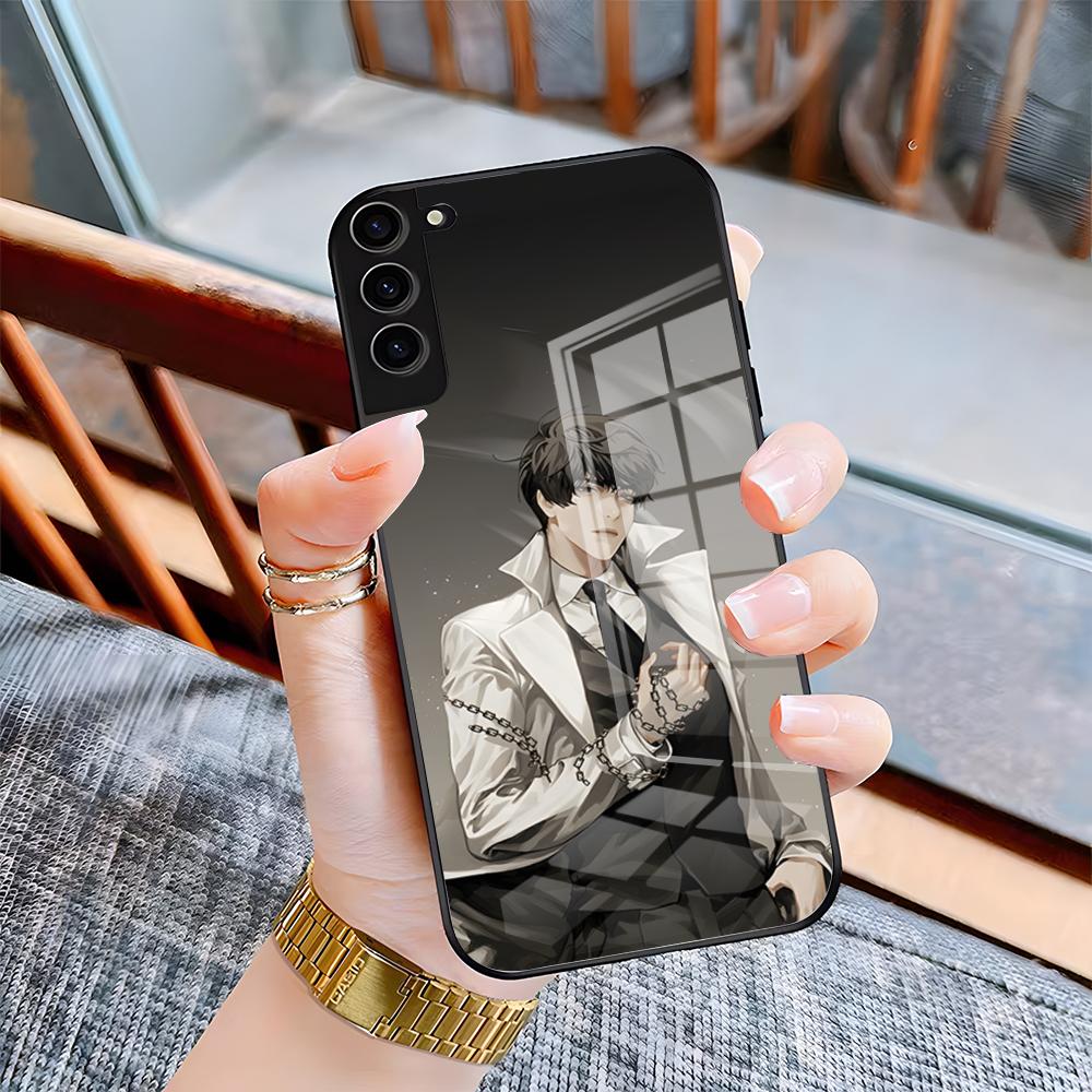 Чехол-телефон «Всеведущий читатель» для Samsung S26 S25 Plus S20 S20 Plus S22 Ultra S23 FE S21 Plus S21 Ultra Стеклянная крышка