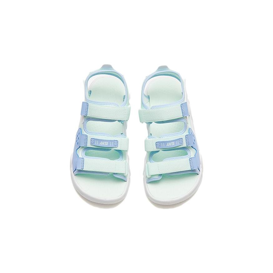 Anta Kids Non-Slip Durable Lightweight Sandals Kids Footwear White Blue A322326962H-2